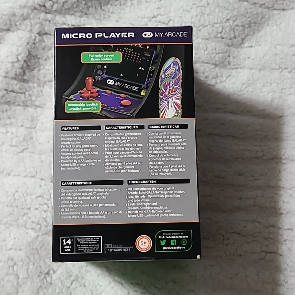 Galaga Micro Player Retro Arcade
